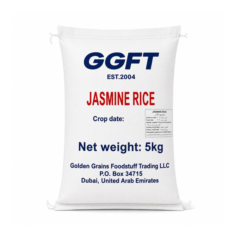 GGFT White Jasmine Rice from Vietnam in a 5KG retail sack