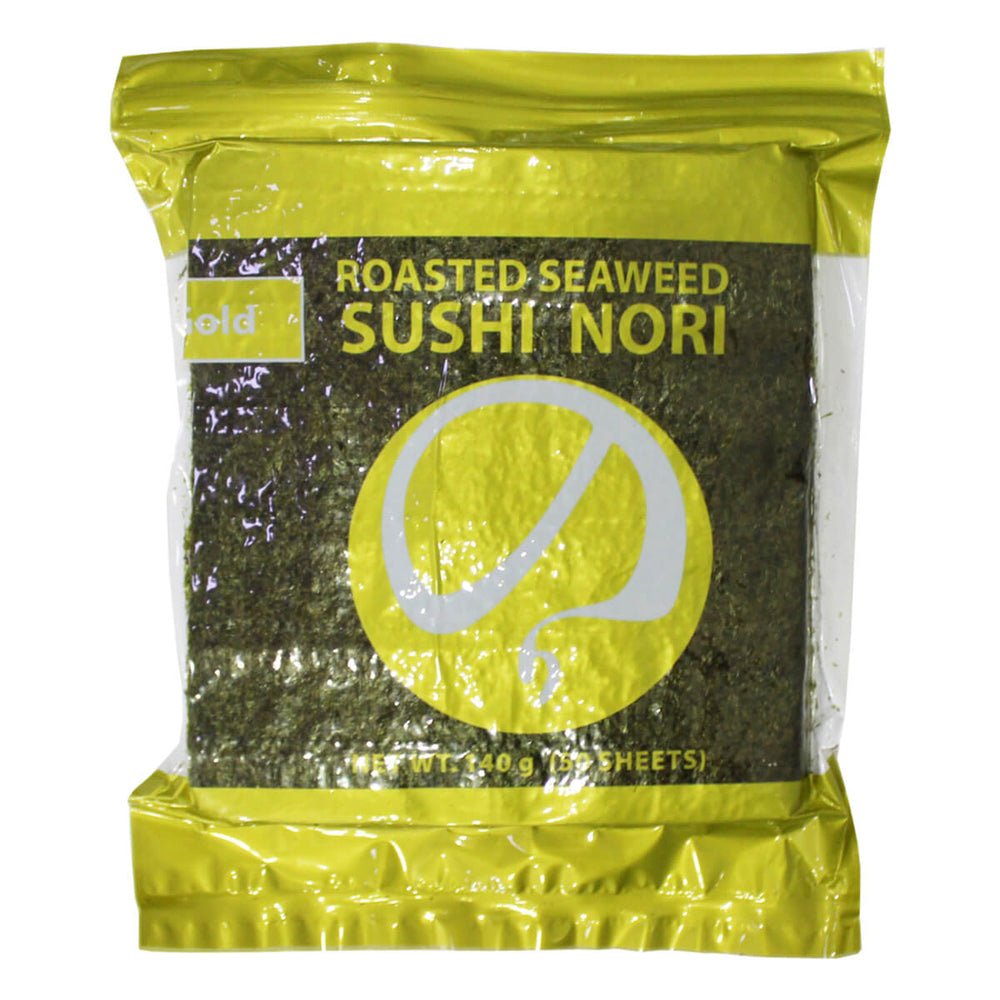 GGFT Sushi Nori Gold Seaweed A1 pack of 50 toasted nori sheets, 140G